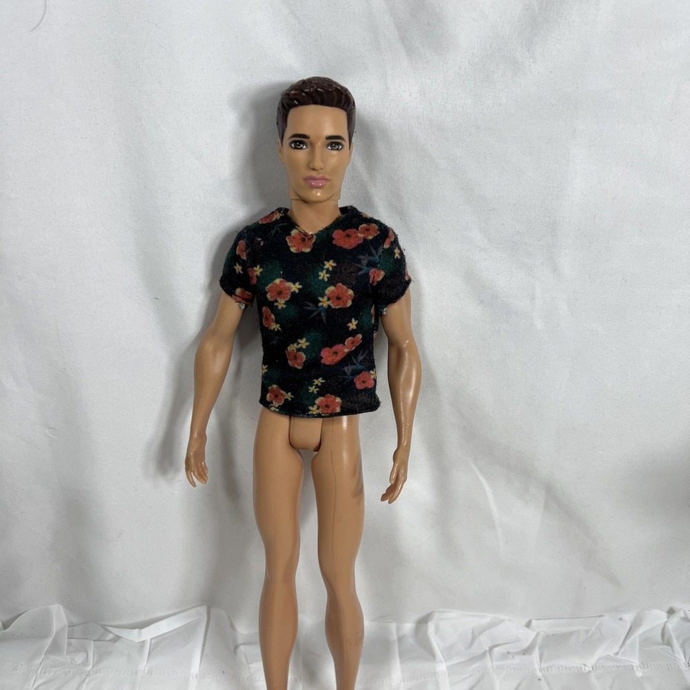 Barbie Fashionistas KEN Doll Tropical Vibes 2013 Fh19hf HAWAIIAN Shirt
